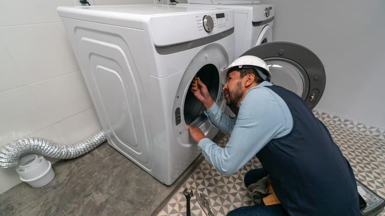 Tustin washer- dryer installation